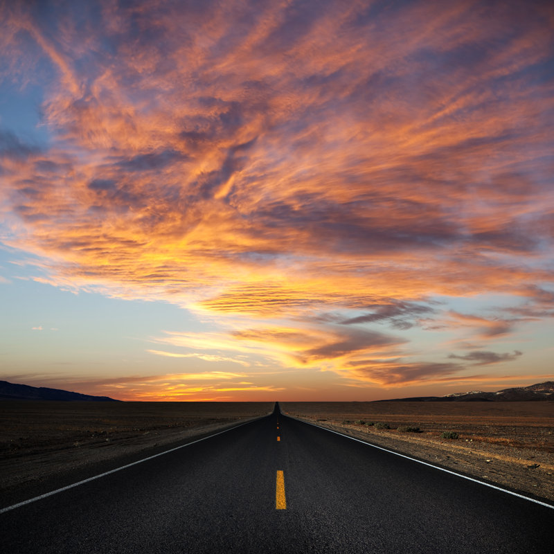Beautiful Sunset - Photographie sur toile tendue, L 12 po x H 12 po