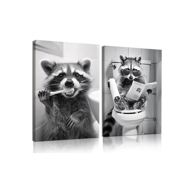 2 Piece Wrapped Canvas Print, 40 cm H x 30 cm W