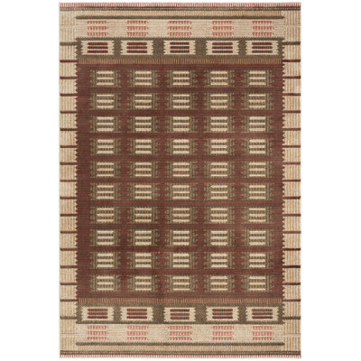 Marilo Rust Modern Indoor Rug