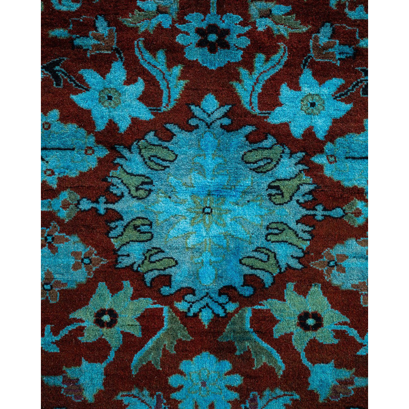 Fine Vibrance One-of-a-Kind 4' 1" X 5' 10" Hand Knotted Area Rug
