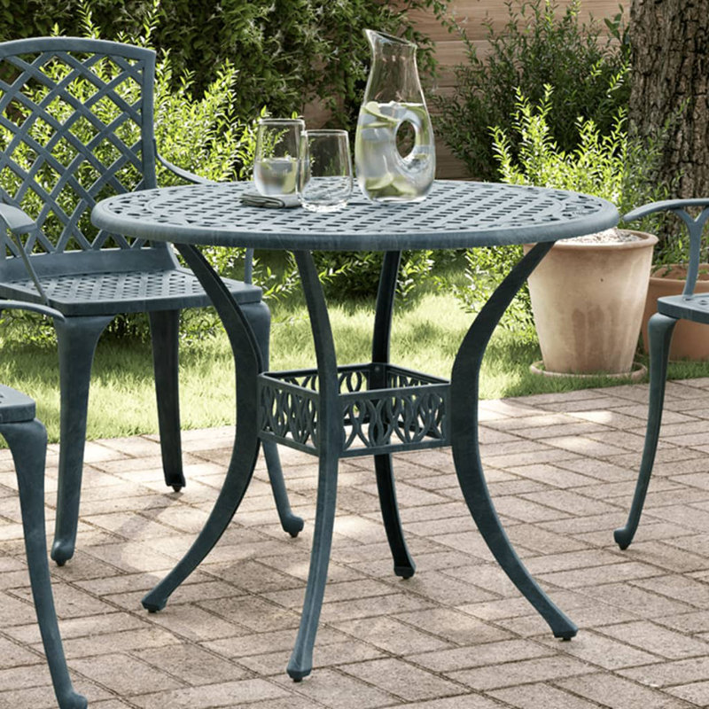 Gutzwiller Round 90Cm L Bistro Table, Green, Green