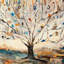 «Red Barrel Studio® Maas, Jodi Gallery, art sur toile tendue: arbre Merkaba»-1958951102