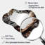 Miroir mural traditionnel argenté et or rose Expressions Of Freedom - Boho Feather-107246757
