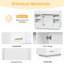 Meuble-lavabo moderne (avec meuble-lavabo et lavabo) avec rangement-1939136242