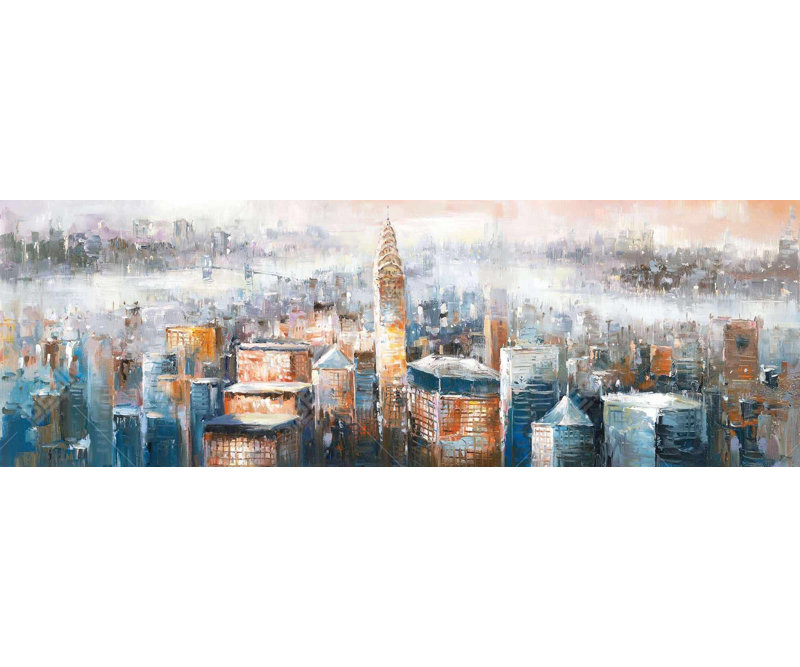 Paysage urbain de New York avec Chrysler Building - art sur toile