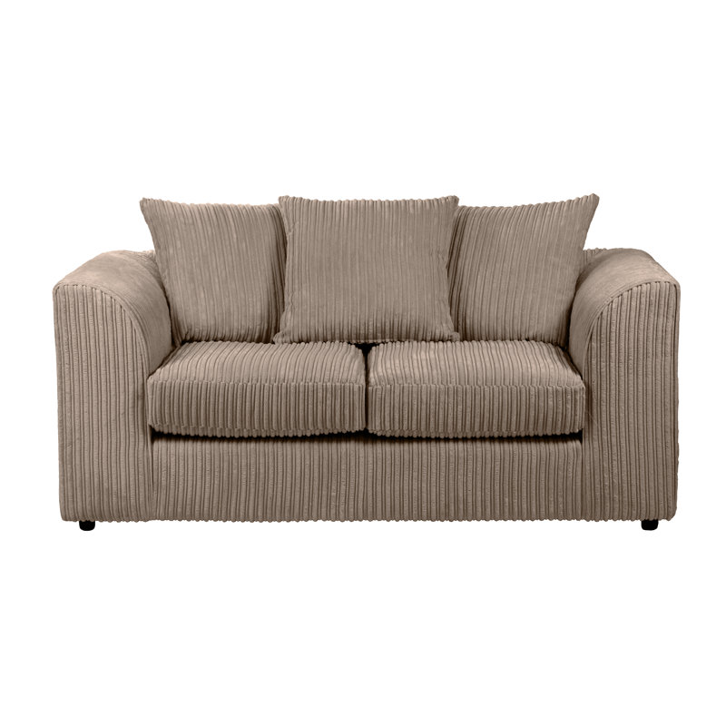 Moana 2 Seater Corduroy Sofa, Coffee Cord