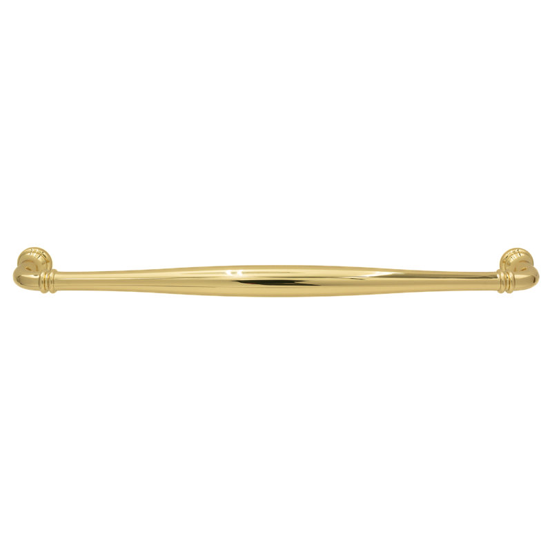 Paris 10" Center to Center Polished Gold Bar Drawer Pull, 10", Polished Gold