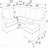 Leather Match Large Seating Modular Sectional