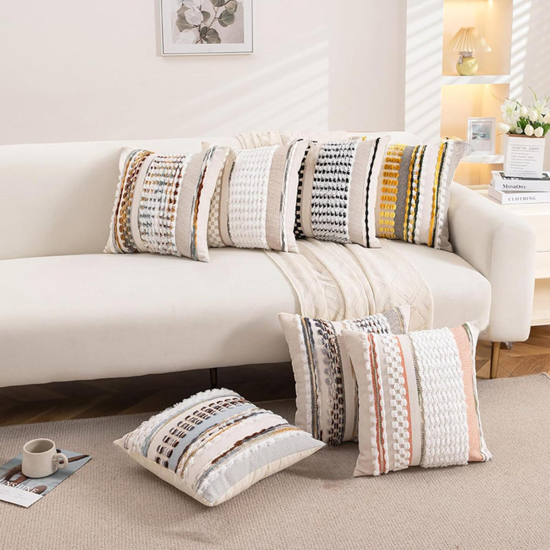Ensemble de 2 housses de coussin Boho