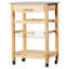 Chariot de cuisine en granit avec tiroir utilitaire et panier Macy-128495254-38674089