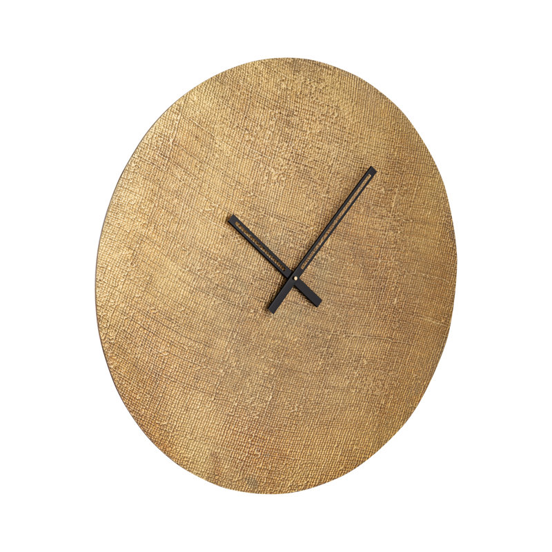 Horloge murale Sweeney - or