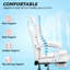 Chaise de bureau pratique, spécialement conçue pour les joueurs à domicile et les employés de bureau, avec fonction inclinable et repose-pieds