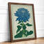 Blue Study Botanical - Framed Print-1228138342-1228138343