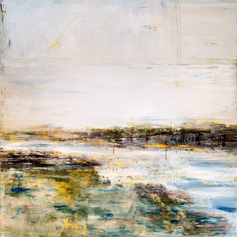Estuary - Artist Enhanced Canvas Print, 20" H x 20" W x 3" D, Unframed