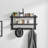 Presidio 5 - Hook Wall Mounted Coat Rack with Storage in White-1328447259