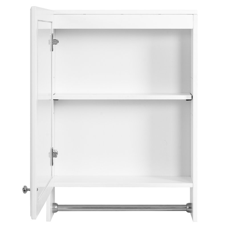 Wall Mounted Medicine Cabinet, 3 - In 1 Design With Adjustable Shelf, Soft Close Door, High Define Mirror For Bathroom Storage Breakthrough Cabinet Featuring Mirror, And Towel Bar Curious