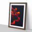 Red Octopus - Picture Frame Graphic Art Print-55771831-55771832