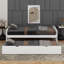 Lit plateforme simple avec lit gigogne-928331412