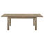 87-Inch Solid Wood Extension Dining Table, Vineyard Oak