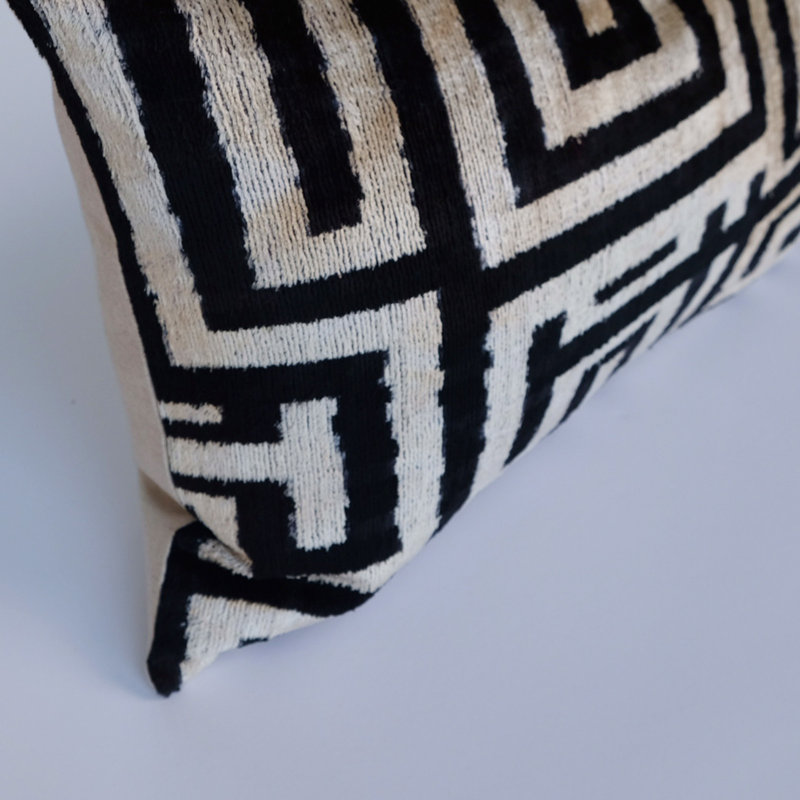 Frye Feather Throw Pillow, Geometric 5