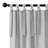 Linen Texture Tie Top Light Filtering Curtain Pair(2 Panels)-1799807160-1799807137