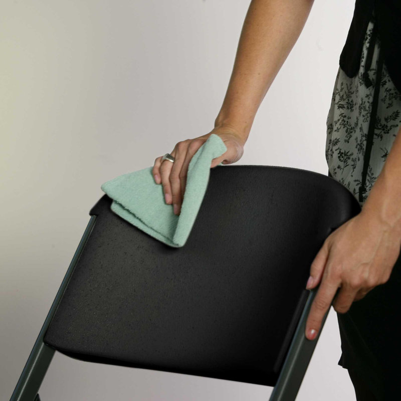 Chaise pliante en plastique Classic Classic, Noir
