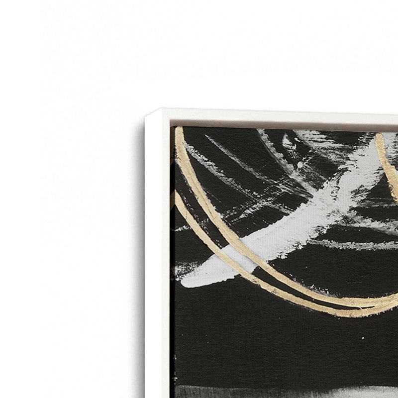 «Ripple Trace II» par Melissa Wang, reproduction d'art sur toile, H 36 po x l 48 po, Blanc