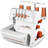 Lumina Moda Serger Overlock Machine With 2-3-4 Stitch Capability, Heavy-duty Metal Frame 1250 Stitches/minute, Differential Feed, Free Arm & Led Light