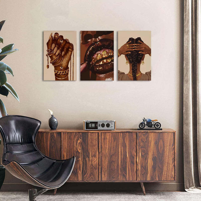 3 Piece Wrapped Canvas Wall Art