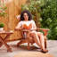 Acacia Foldable Outdoor Adirondack Chair