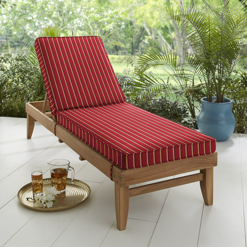 Coussin de dossier / siège d'extérieur, Cramoisi Harwood