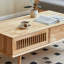 Table basse en bois massif de style minimaliste
