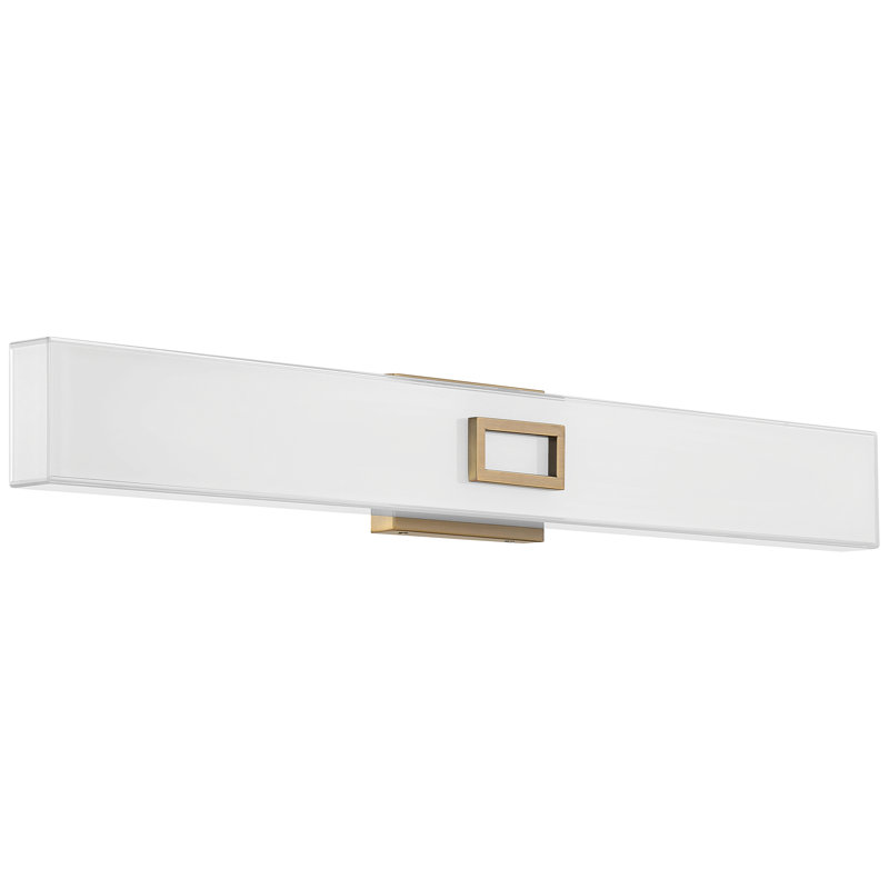 Cesiley Dimmable LED Vanity Light, Antique Brushed Brass