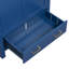 Meuble-lavabo bleu 60 po avec meuble-lavabo double et armoire spacieuse