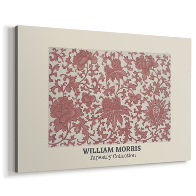 Floral Design (Tapestry Collection Print)-William Morris-Gallery Wrapped Canvas-c. Late 19th Century (Original)