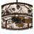 Correna 8 - Light Dimmable LED Drum Chandelier