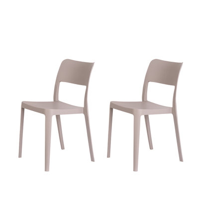 Alaycia Stacking Patio Dining Side Chair by Brayden Studio