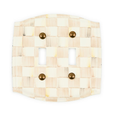 Check Double Toggle Switch Plate
