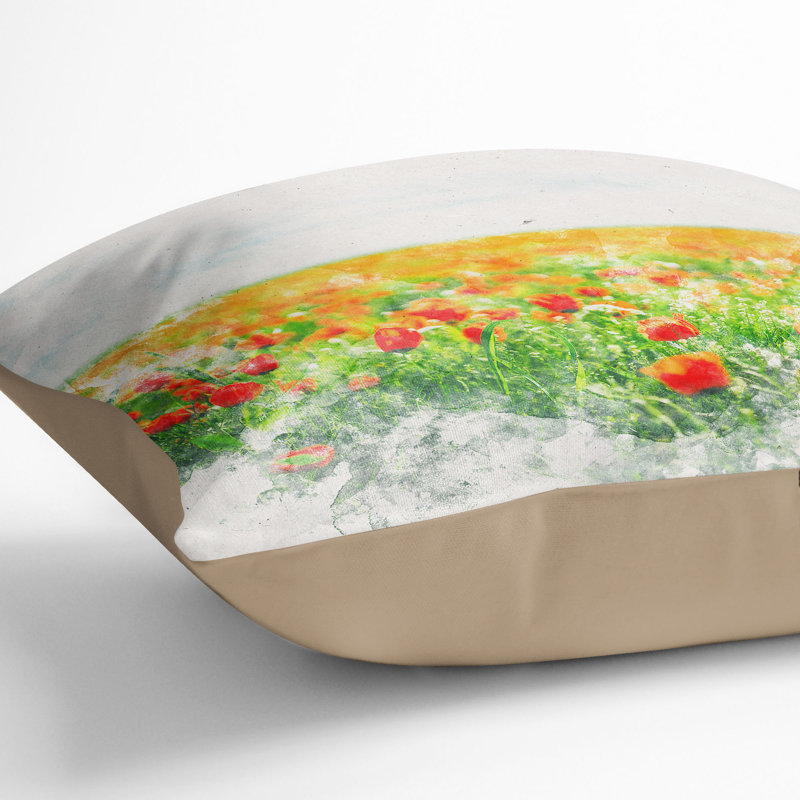 Square Cushion, 55cm H x 55cm W x 20cm D, Stone