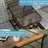 2 Person Outdoor Glider With - Mesh - Gray Heavy-duty Steel Chair Seats And Built-in Table