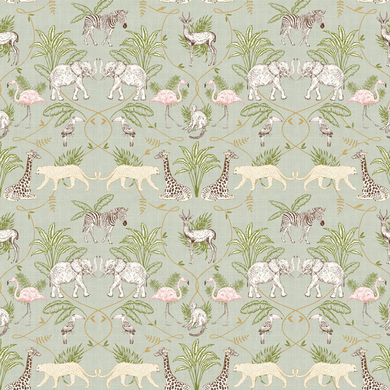10m x 52cm Matte Wallpaper Roll, Sage Green