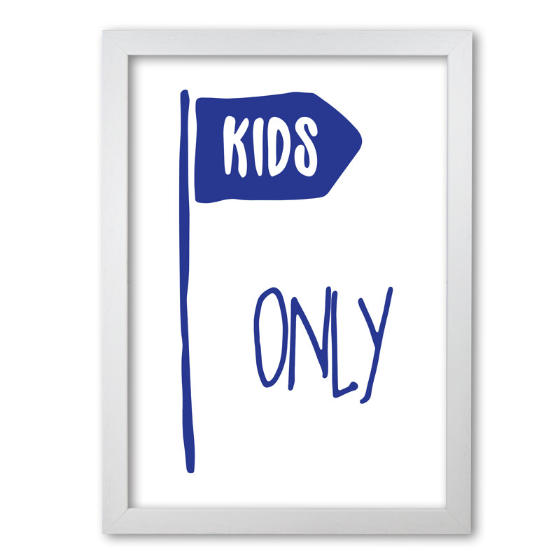 Kids Only - Print, No Frame, 42 cm H x 30 cm W x 1 cm D