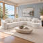 Upholstered Boucle L-Shaped Sectional-457877356