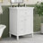 Modern 24" Vanity With Sink, Solid Wood & Mdf, Space-saving Design