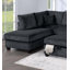 Ensemble de canapé modulaire 3 pièces de style moderne avec port USB et repose-pieds avec accoudoir à droite et canapé à accoudoir à gauche-397179855