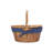 Wicker Child Sized Picnic Basket with Lining-1856476614