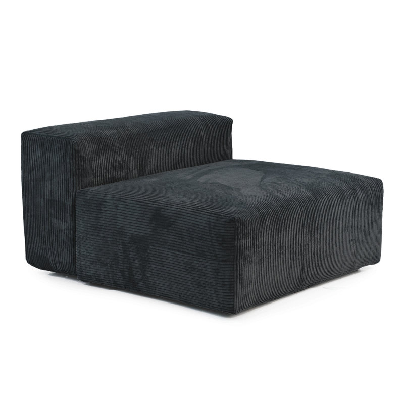 Housse pour fauteuil sans accoudoirs, Black