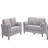 Fabric Sofa Loveseat