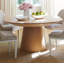 Discus Oval Solid Wood Dining Table