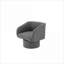 Fauteuil d'appoint rembourré en tissu rembourré pour le salon, fauteuil simple rembourré pour adultes, disponible en gris clair, gris foncé, gris anthracite, gris ardoise